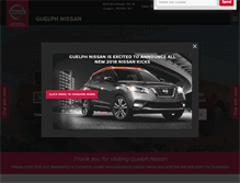 Tablet Screenshot of guelphnissan.com